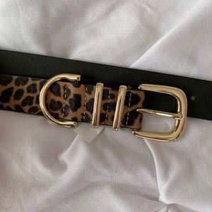 Cheetah Print Belt